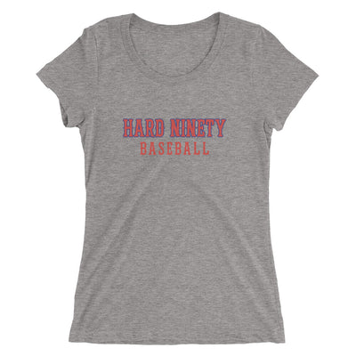 Hard Ninety Baseball-Ladies' short sleeve t-shirt