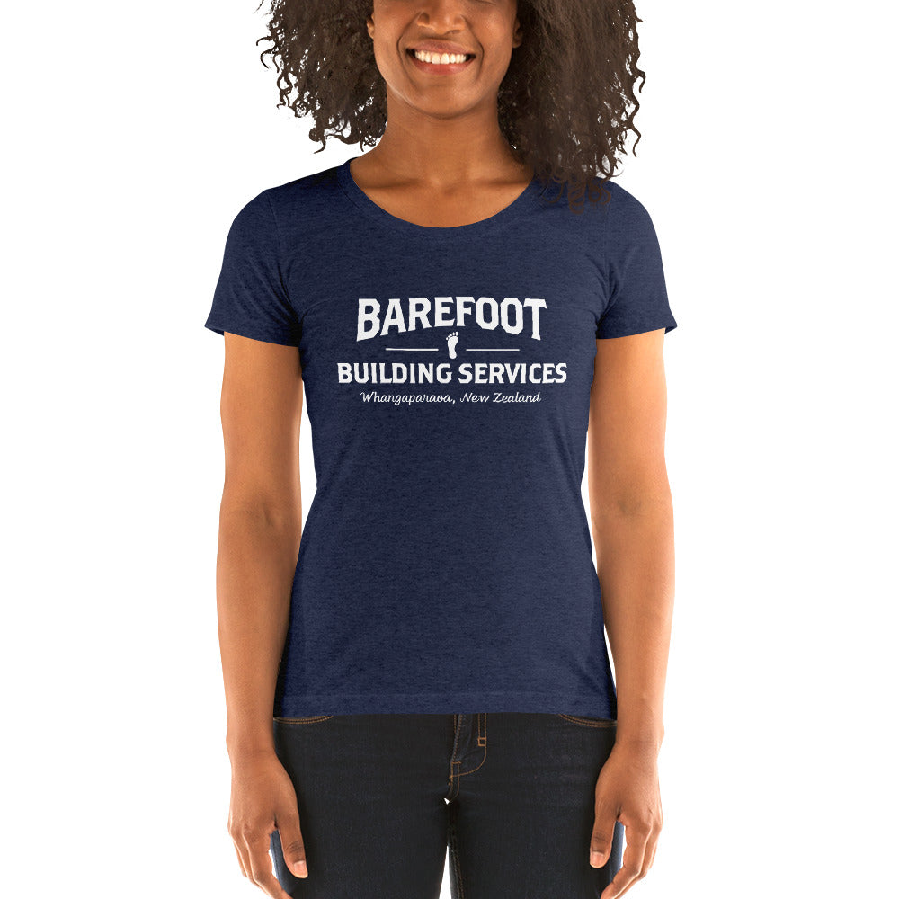 Barefoot Building-Ladies' short sleeve t-shirt