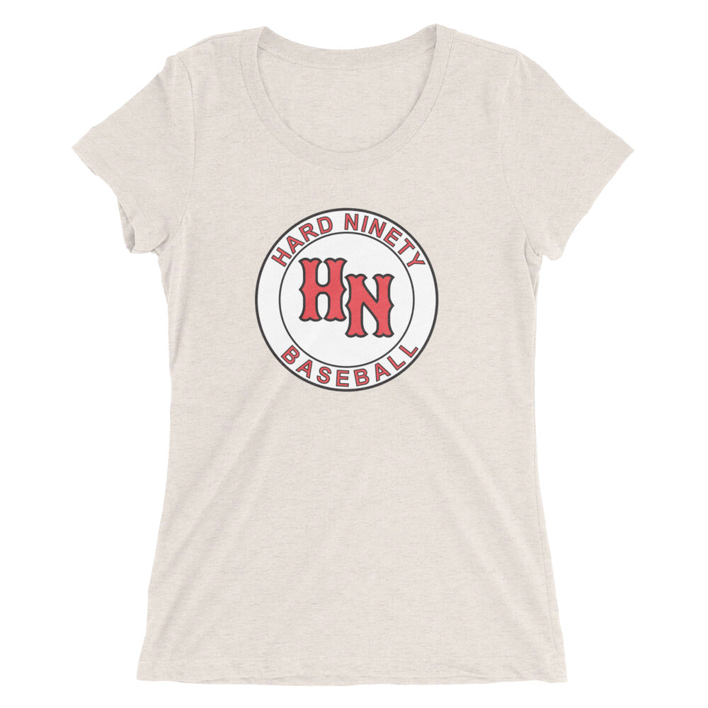 Hard Ninety Baseball-Ladies' short sleeve t-shirt