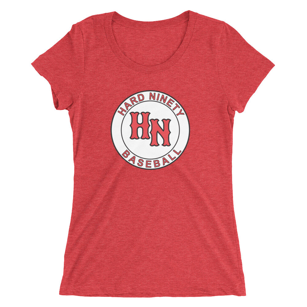Hard Ninety Baseball-Ladies' short sleeve t-shirt