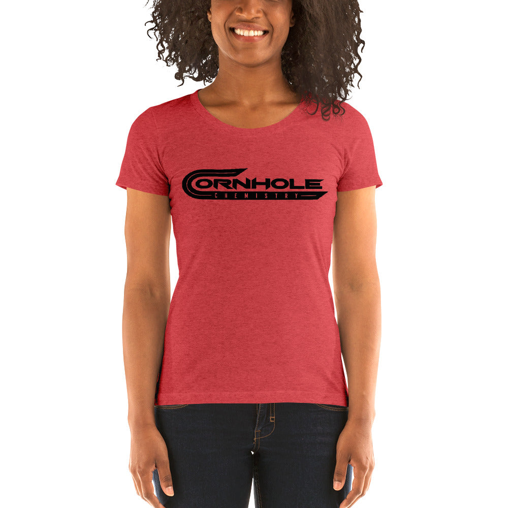 Cornhole Chemistry-Ladies' short sleeve t-shirt