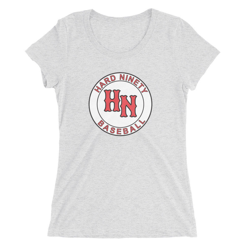Hard Ninety Baseball-Ladies' short sleeve t-shirt