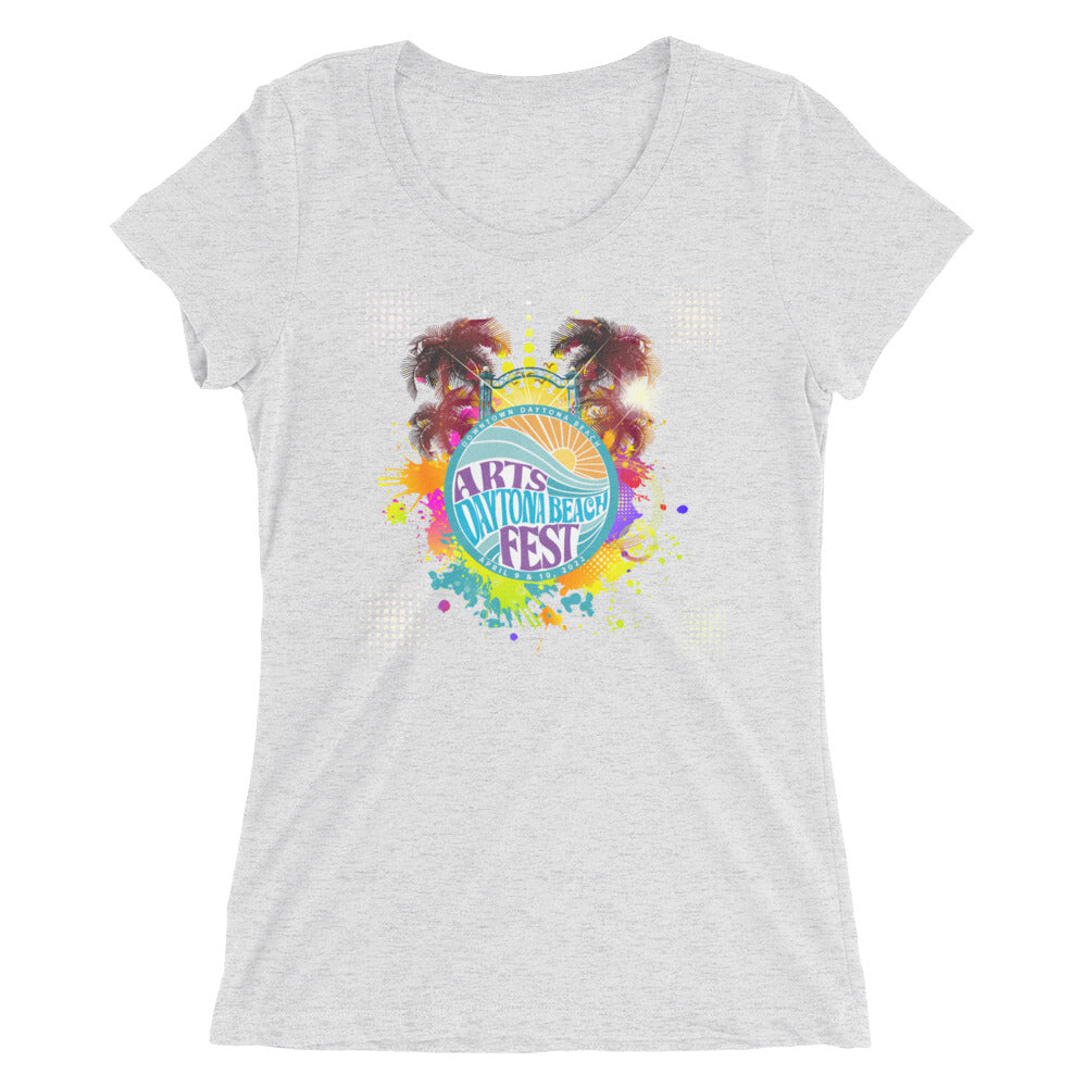 Daytona Beach Arts Fest-Ladies' short sleeve t-shirt