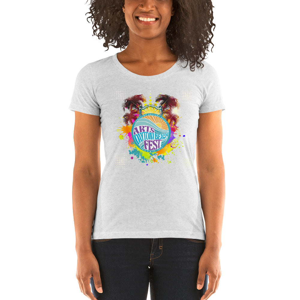 Daytona Beach Arts Fest-Ladies' short sleeve t-shirt