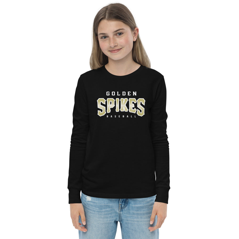 Ormond Beach Golden Spikes-Youth long sleeve tee