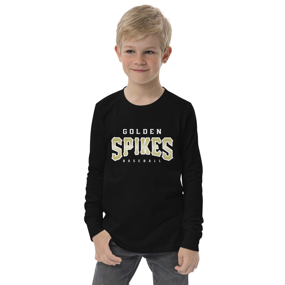 Ormond Beach Golden Spikes-Youth long sleeve tee