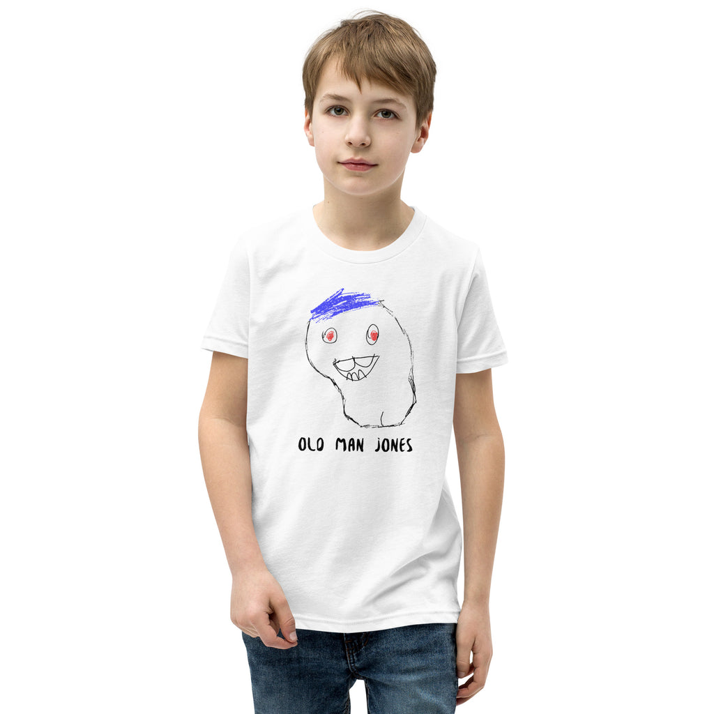 Learn With Lenno Old Man Jones-Youth Short Sleeve T-Shirt